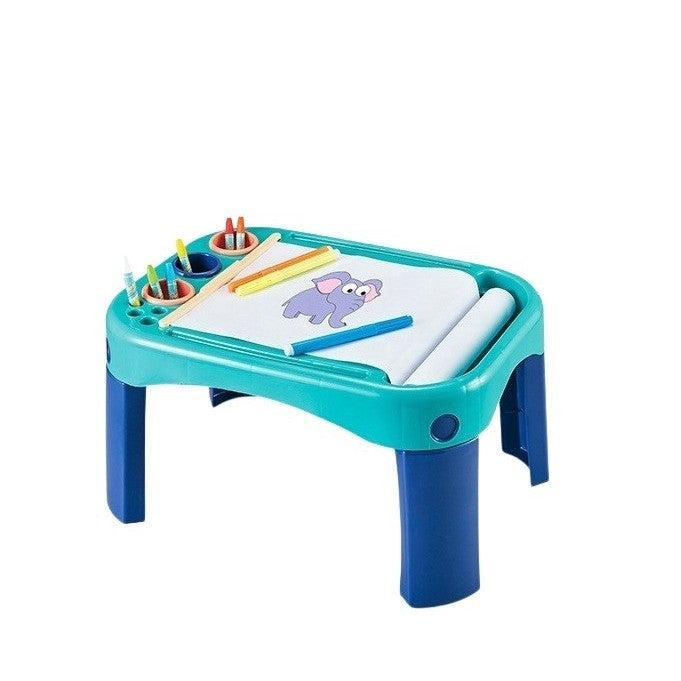 Masuta pentru copii cu foi si culori pentru desene - vivimall.ro
