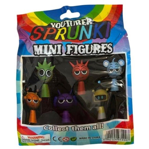 Mini Figurina Sprunki, Flippy, MisteryBox, 12 Personaje Diverse de Colectionat, 6.8 - 8.2 cm, Multicolor