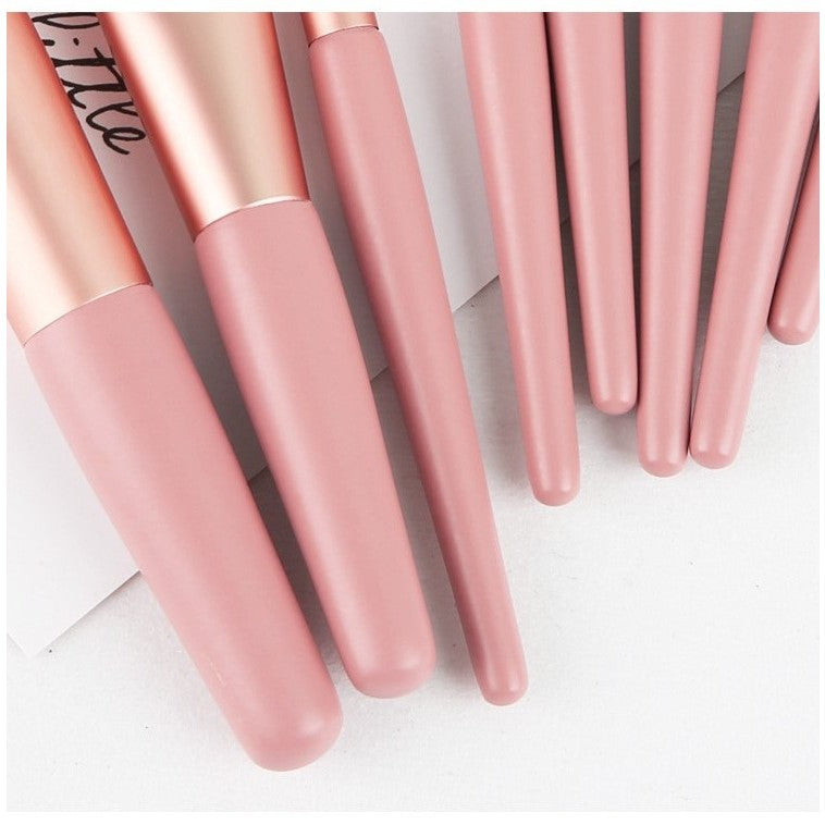 Mini Set Portabil 8 Pensule De Machiaj - vivimall.ro