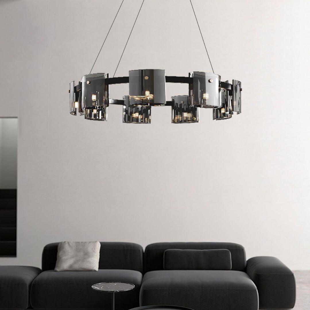 Candelabru Modern, Requiem Largo, 8Xg9, Diametru 80Cm - vivimall.ro