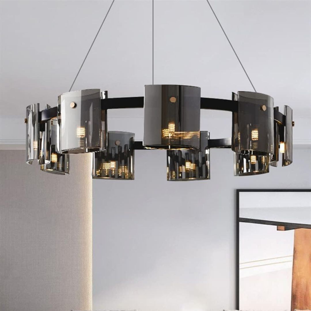 Candelabru Modern, Requiem Largo, 8Xg9, Diametru 80Cm - vivimall.ro