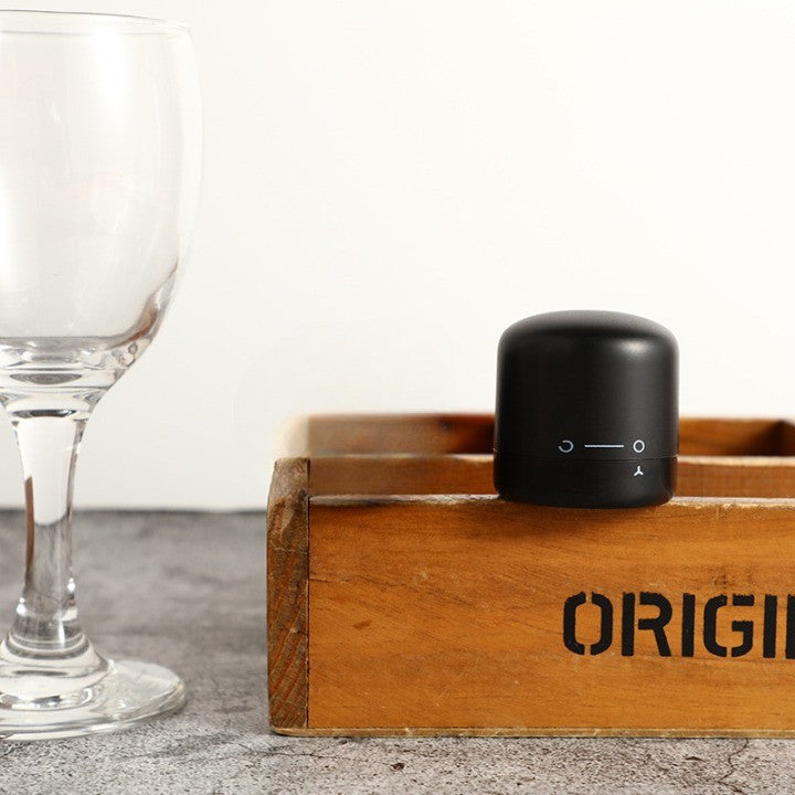 Capac etansare sampanie silicon negru | FizzKeep - vivimall.ro