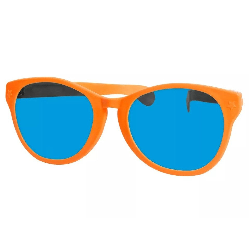 Ochelari Deghizare, Flippy, Marime Exagerata, din Plastic, 26 x 9 cm, Portocaliu
