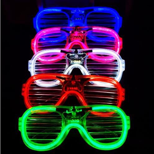 Ochelari LED grilaj Vivimall în modul bliț rapid, lumini multicolore, baterii AG3 incluse