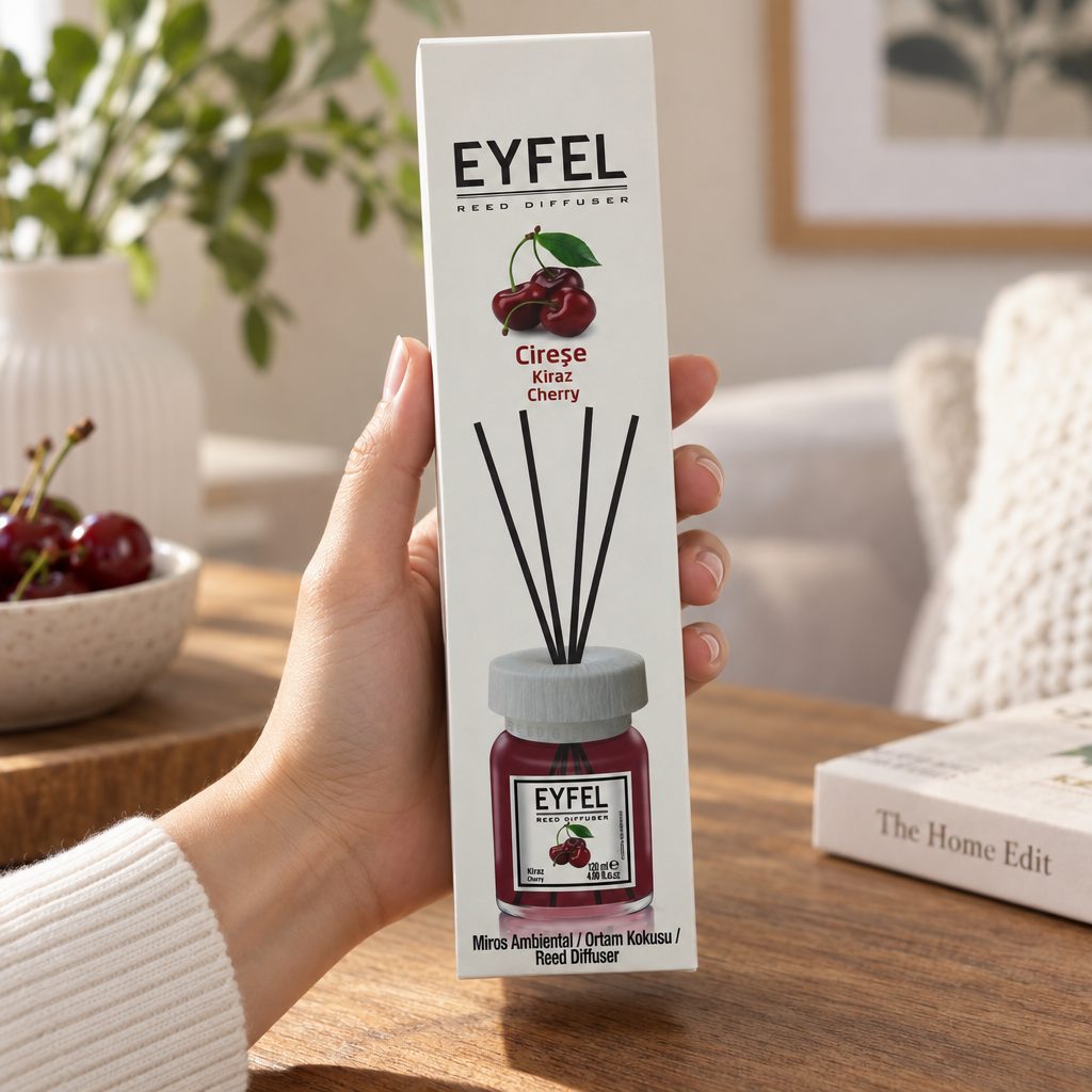 Odorizant Camera cu Difuzor, Eyfel, 120 ml Cirese