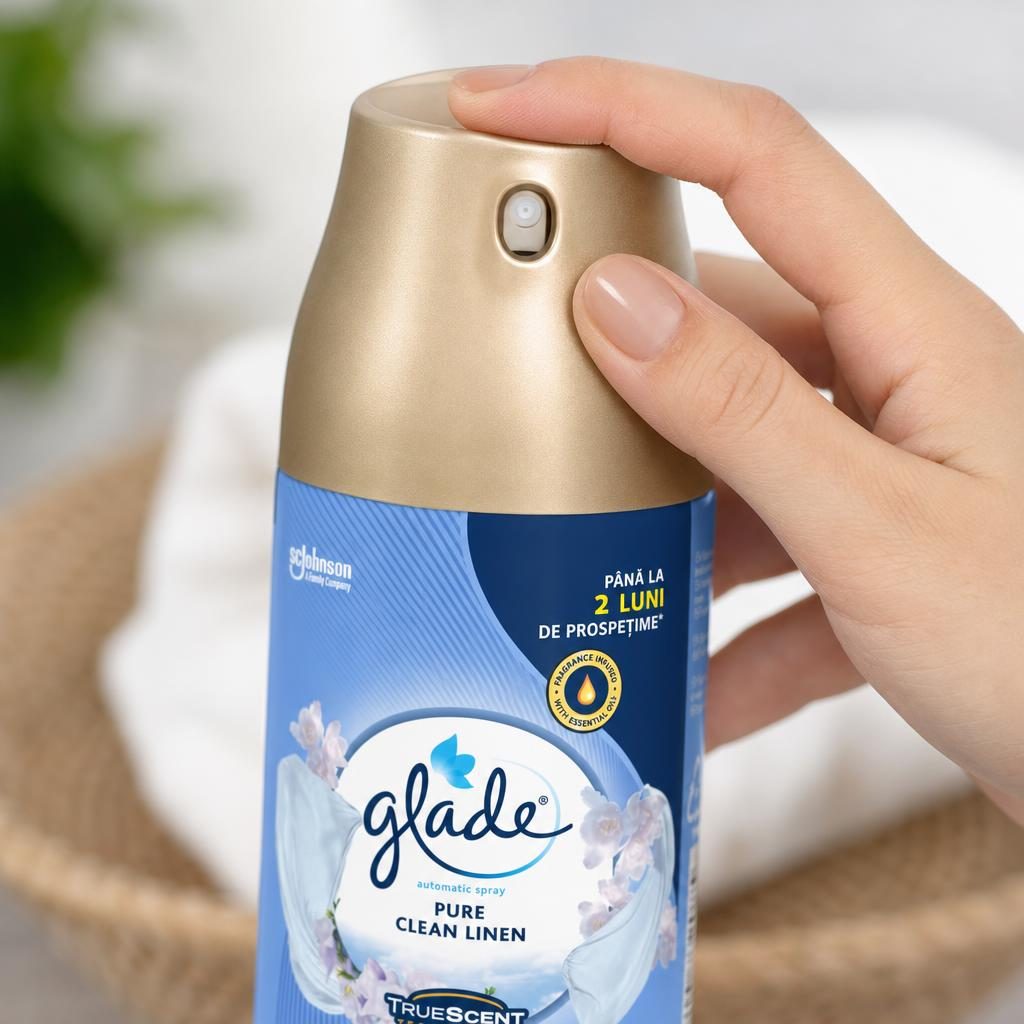 Odorizant, Glade, Camera Rezerva 269 ml Clean Linen
