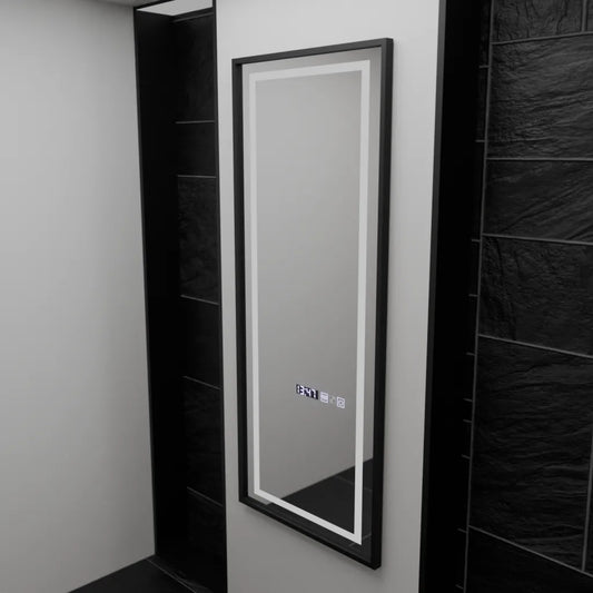 Oglinda Led Rectangula, Bianca Senzor Radar Marcello, Sistem Dezaburire, Ceas & Termometru, Dimabila - vivimall.ro