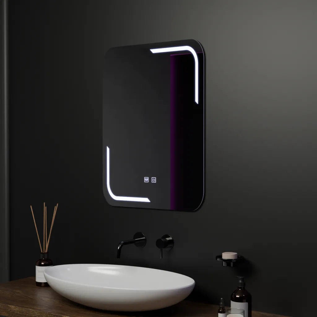 Oglinda Led Rectangulara, Touch Ulrich, Sistem Dezaburire - vivimall.ro