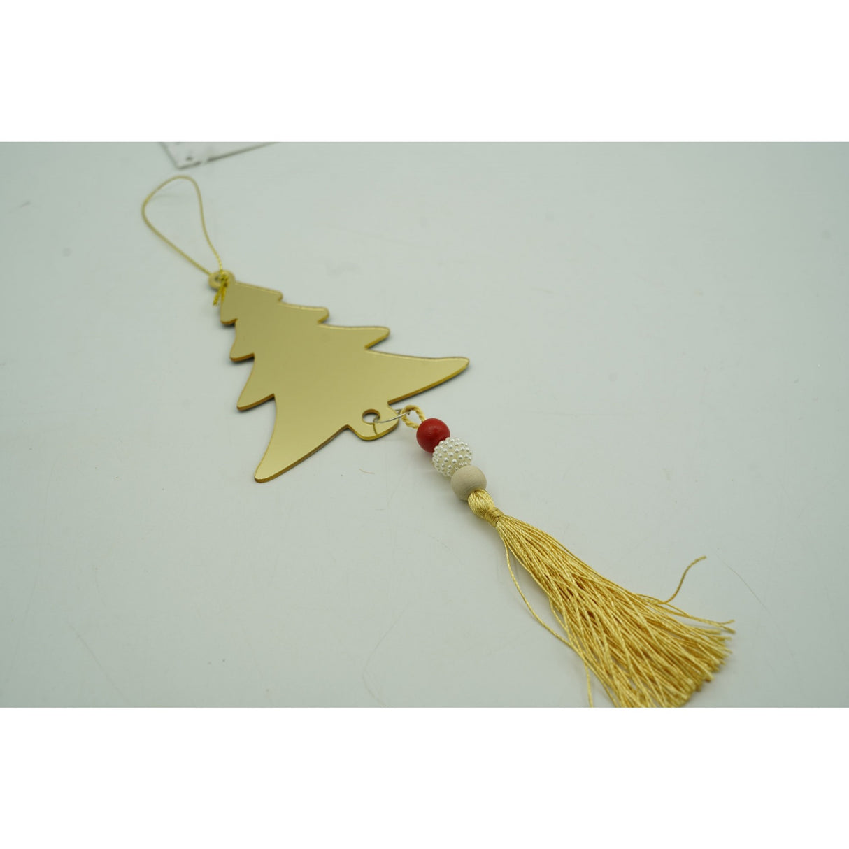 Ornament brad, Flippy, Brad, Auriu, Lucios, 8*23CM, Acril, Interior/ Exterior - vivimall.ro