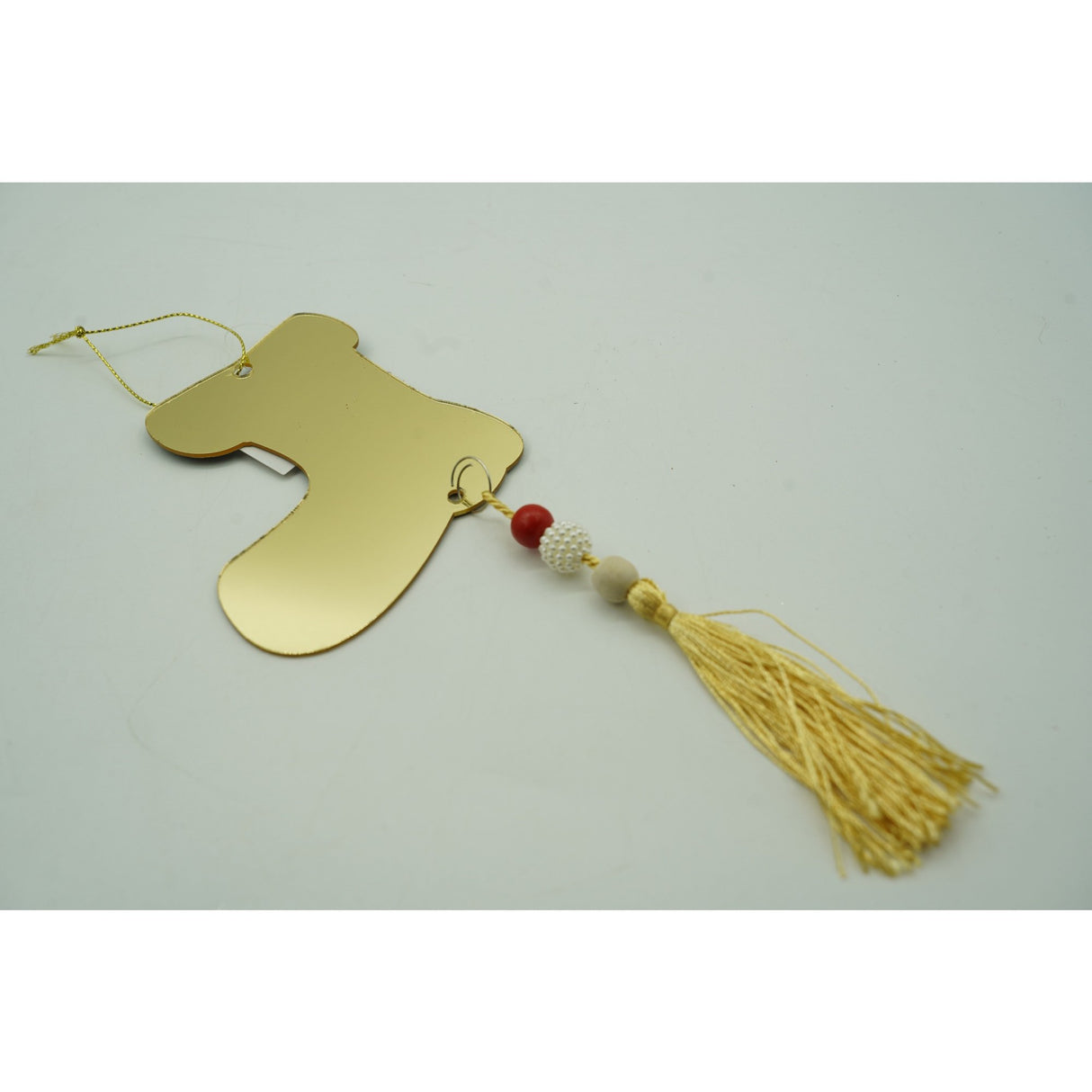 Ornament brad, Flippy, Gheata, Auriu, Lucios, 10*25CM, Acril, Interior/ Exterior - vivimall.ro