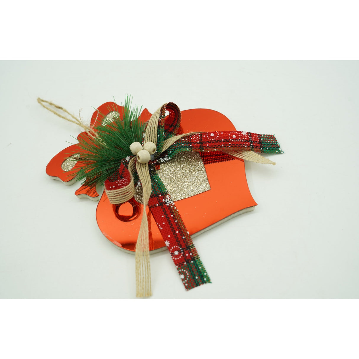 Ornament brad, Flippy, Inima, Rosu, Lucios, 15*15CM, Acril, Interior/ Exterior - vivimall.ro