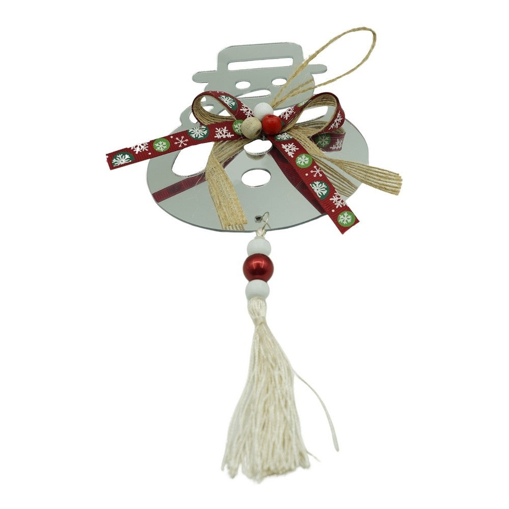 Ornament brad, Flippy, Om de zapada, Argintiu, Lucios, 14*26CM, Acril, Interior/ Exterior - vivimall.ro