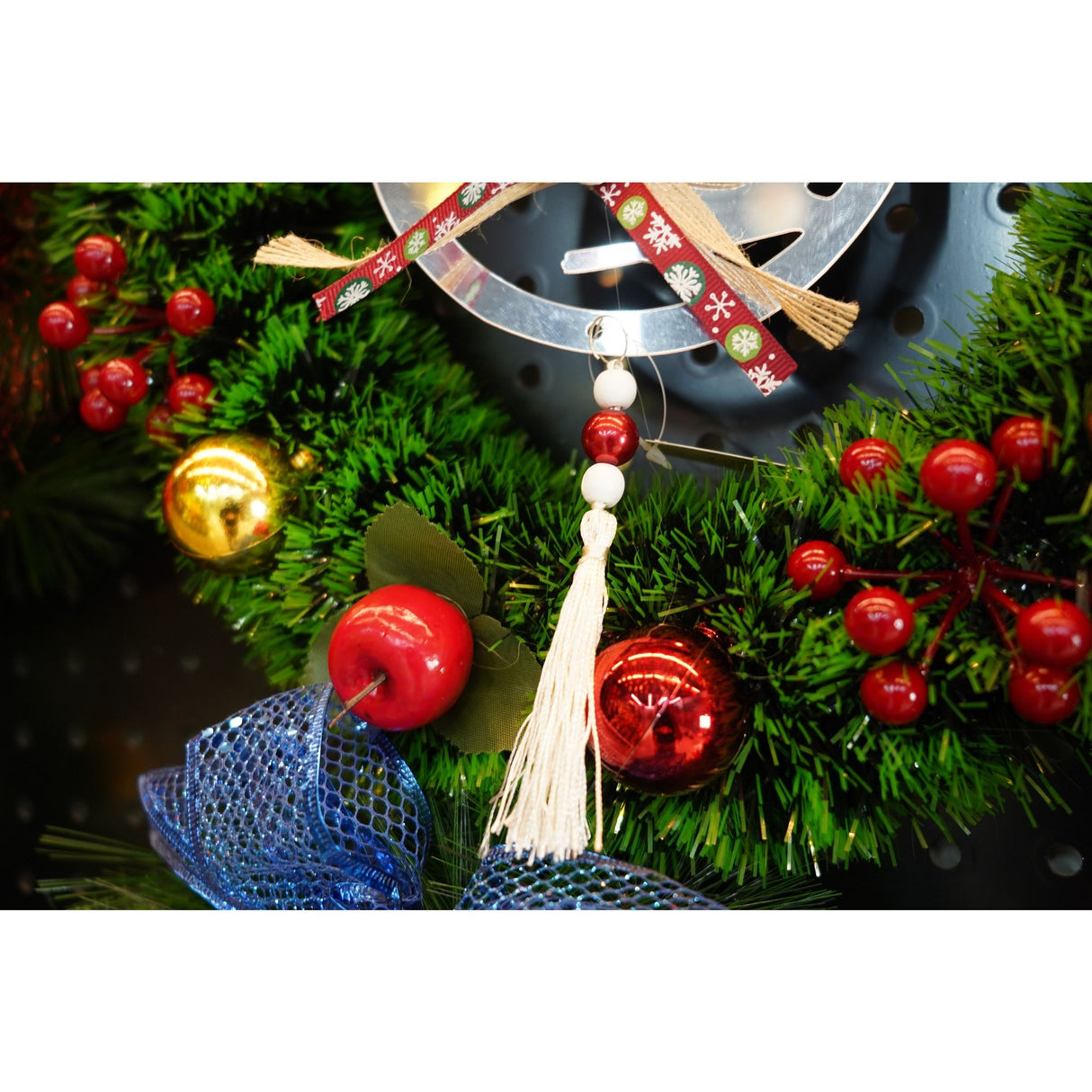 Ornament brad, Flippy, Pasare, Argintiu, Lucios, 14*26CM, Acril, Interior/ Exterior - vivimall.ro