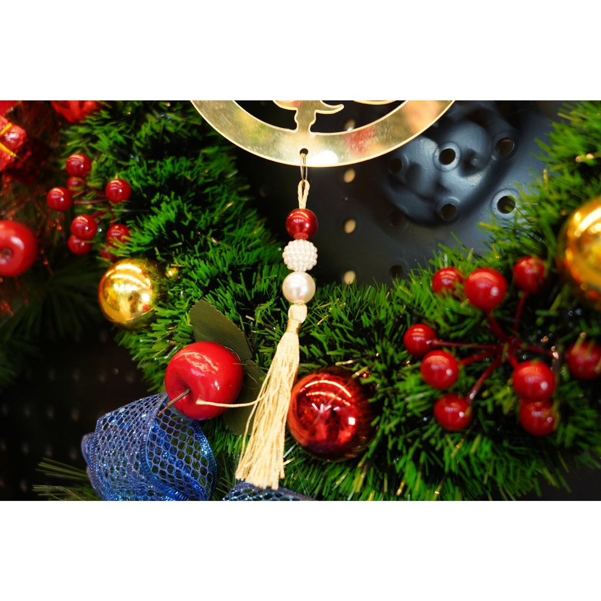 Ornament brad, Flippy, Rotund, Auriu, Lucios, 15*26CM, Acril, Interior/ Exterior - vivimall.ro