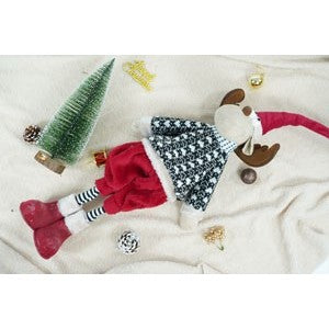 Ornament de Craciun ren, Flippy, multicolor, textil, 68 cm - vivimall.ro