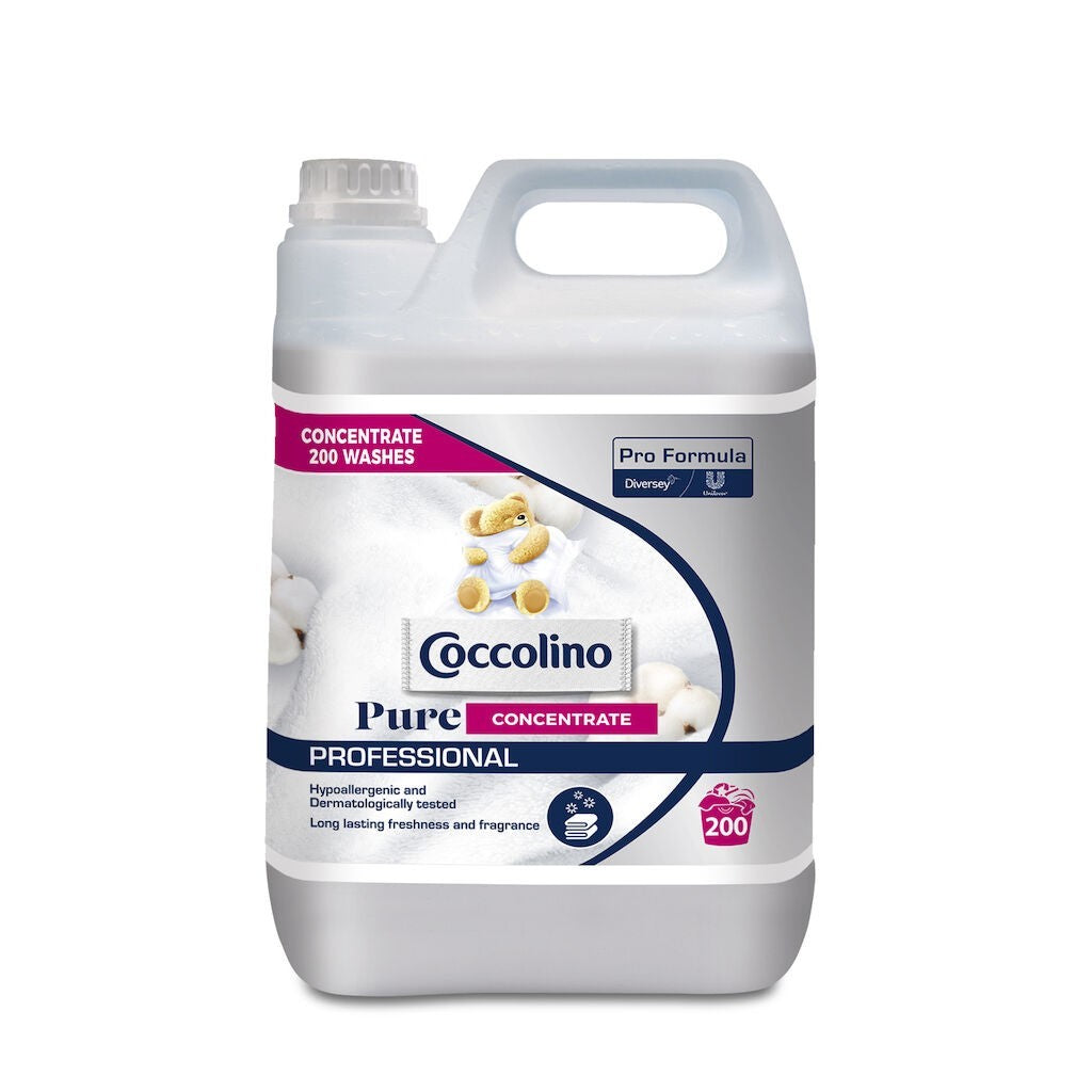 Pachet Coccolino Professional Pure Concentrated – Balsam Concentrat de Rufe, 2×5 L - vivimall.ro