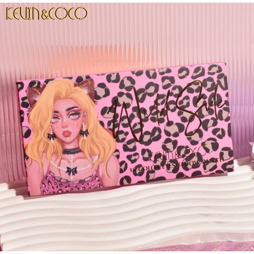 Paleta 18 Farduri Leopard Pink | LeopardLuxe - vivimall.ro