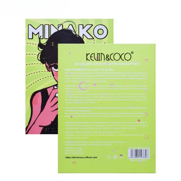 Paleta Machiaj Green Girl | GirlGlow - vivimall.ro