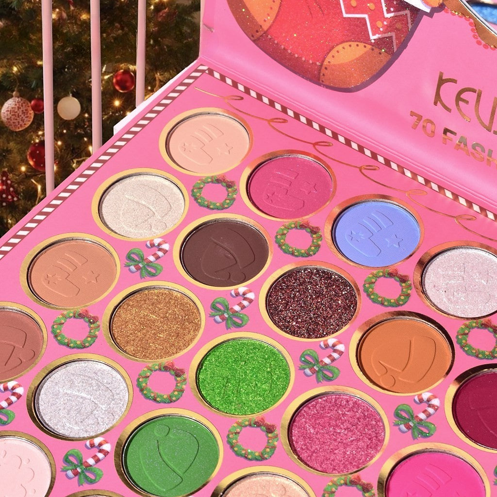 Trusă Machiaj Snowy Christmas 70 Culori | MoonMist - vivimall.ro