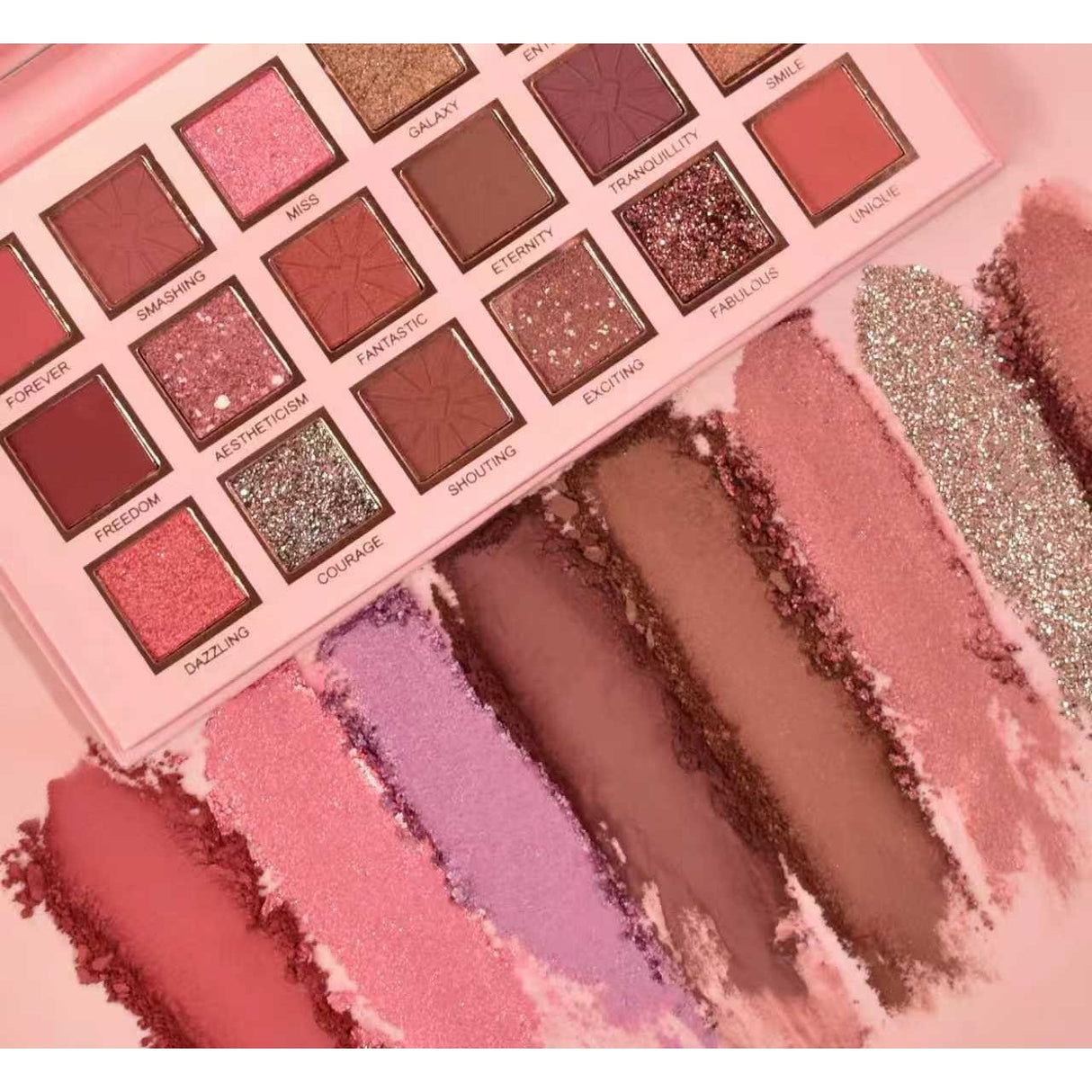 Paleta de Machiaj, Lofshe, 18 Farduri de Pleoape, Mate si Sidefate, Multicolor - vivimall.ro