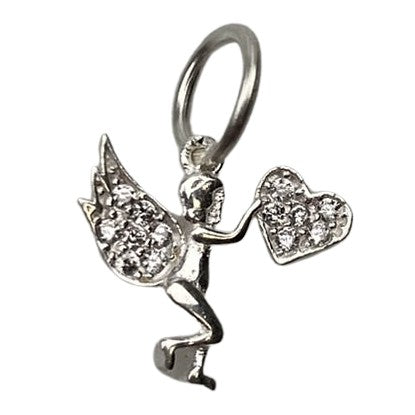 Pandantiv Argint 925 Inger cu Inima - vivimall.ro