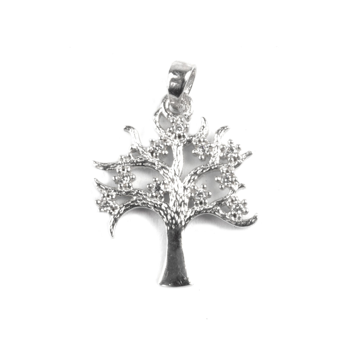 Pandantiv din Argint 925 Copacul vietii cu pietre - vivimall.ro
