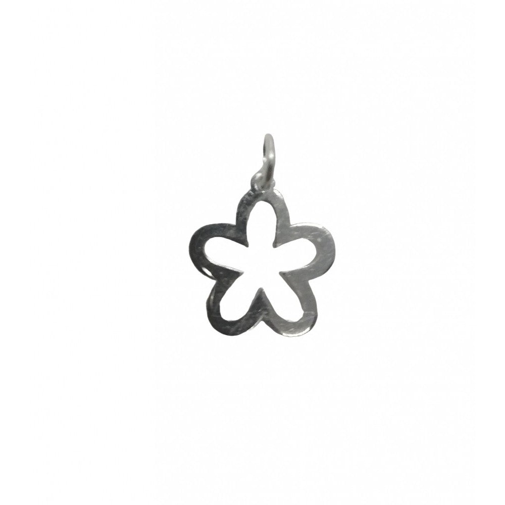 Pandantiv din Argint 925 Jolie Silver, Model Floare contur, 15 x 10 mm, 0.5 g - vivimall.ro