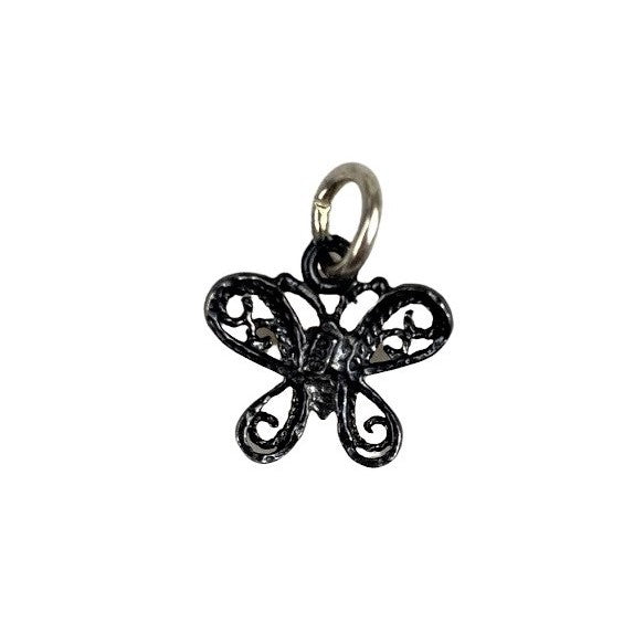 Pandantiv din Argint 925 Fluture Filigran Rodiat - vivimall.ro