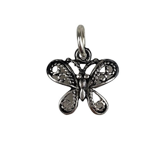 Pandantiv din Argint 925 Fluture Filigran Rodiat - vivimall.ro