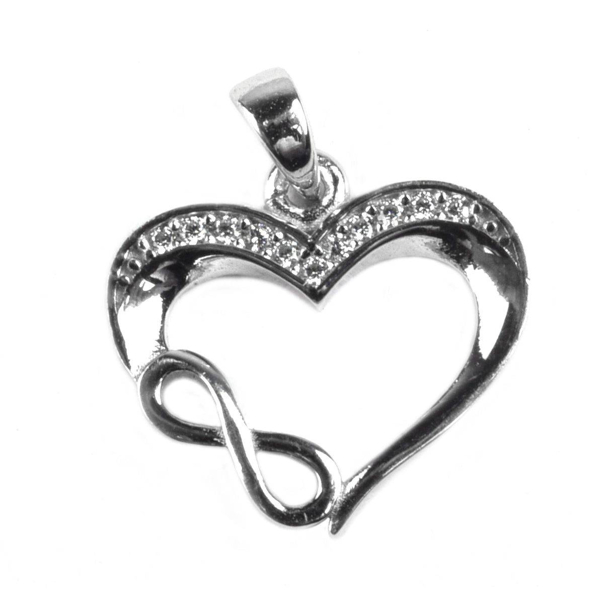 Pandantiv din Argint 925 Inima cu Infinit - vivimall.ro