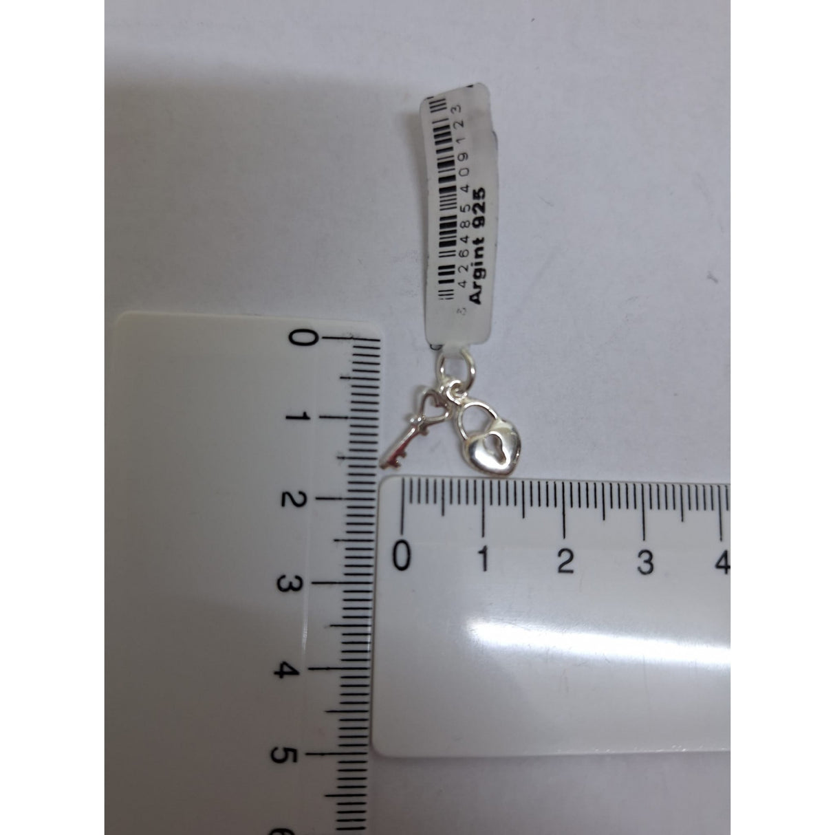 Pandantiv din Argint 925 Inima si Cheie - vivimall.ro