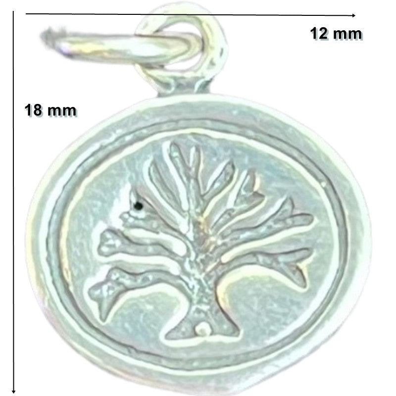 Pandantiv din Argint 925 Jolie Silver, Model Banut cu Pomul Vietii, 18 x 12 mm, 1.6 g - vivimall.ro