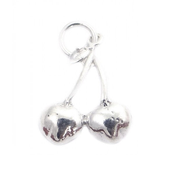 Pandantiv din Argint 925 Jolie Silver, Model Cireasa Dubla, 23 x 15 mm, 1 g - vivimall.ro