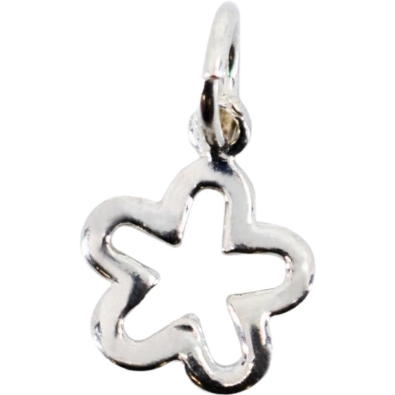 Pandantiv din Argint 925 Jolie Silver, Model Floare contur, 15 x 10 mm, 0.5 g - vivimall.ro