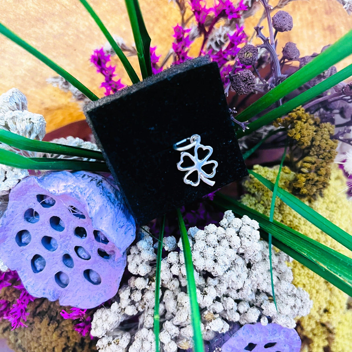 Pandantiv din Argint 925 Jolie Silver, Model Trifoi Contur, 20 x 12 mm, 0.7 g - vivimall.ro