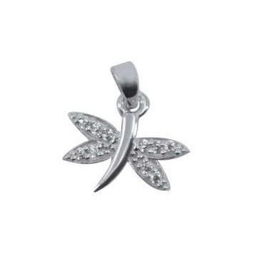 Pandantiv din Argint 925 Libelula cu Pietre - vivimall.ro