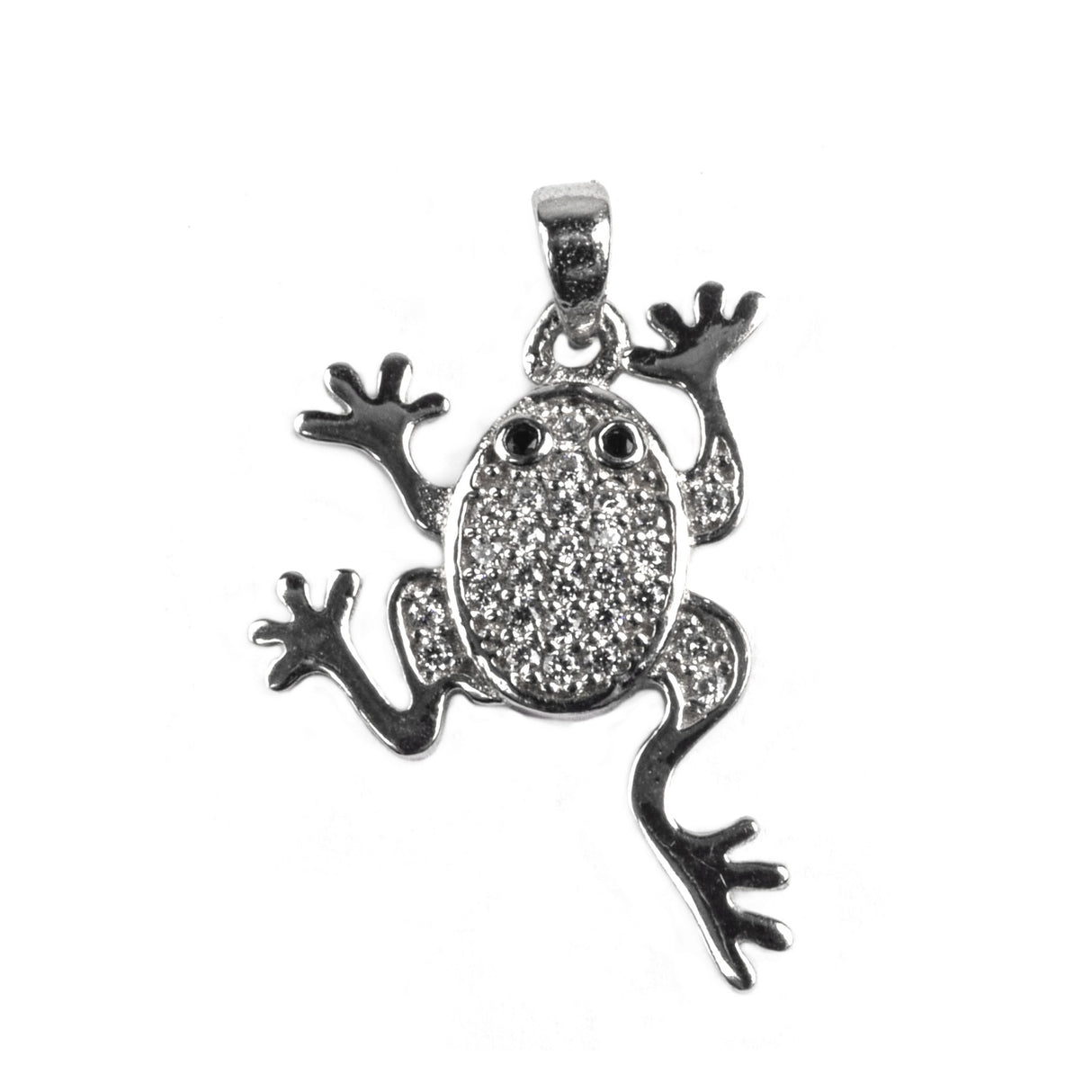 Pandantiv din Argint 925, model Broasca Zirconiu - vivimall.ro