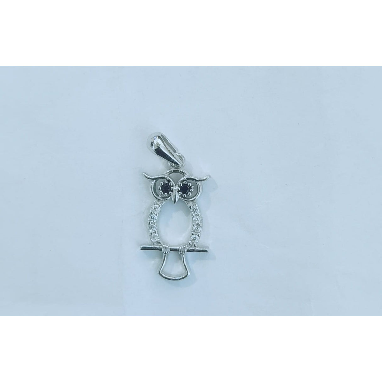 Pandantiv din Argint 925, model Bufnita cu pietre - vivimall.ro