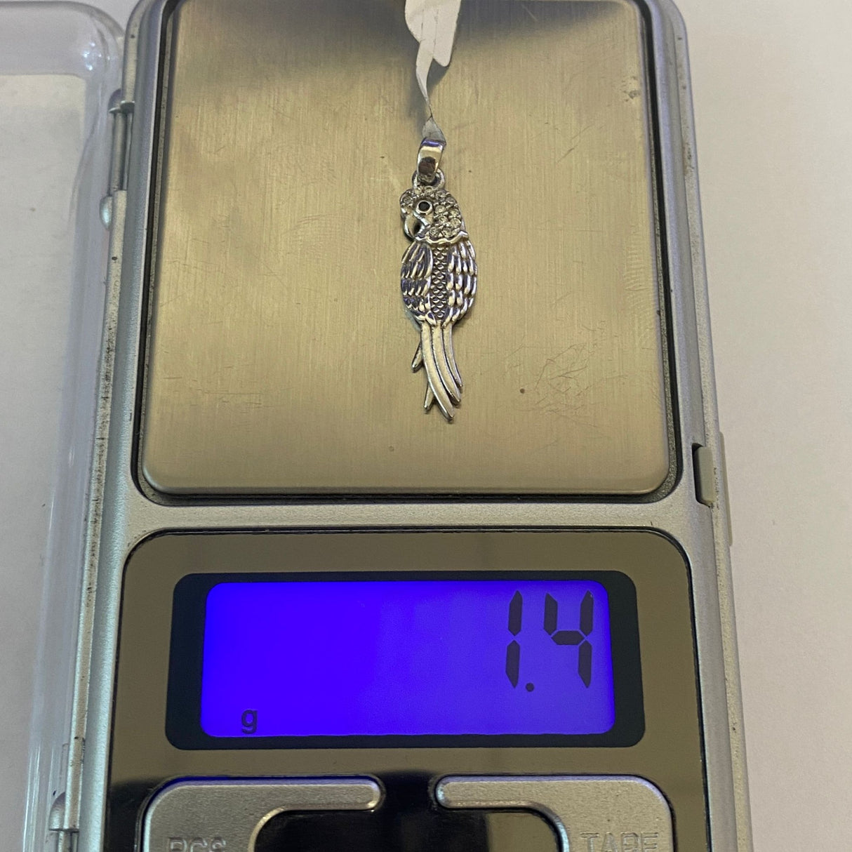 Pandantiv, Jolie Silver, Argint 925, Model Papagal, 1.4 g, 25x8 mm - vivimall.ro