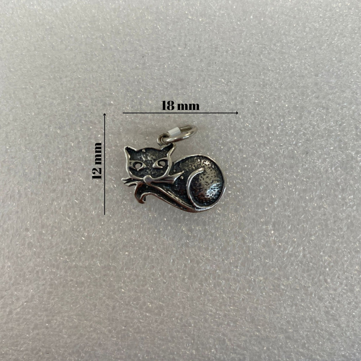 Pandantiv, Jolie Silver, Argint 925, Model Pisica, 1.4 g, 12x18 mm - vivimall.ro