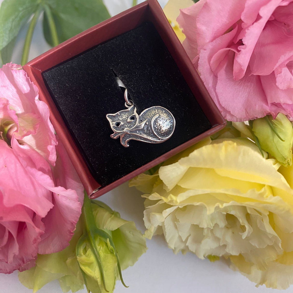 Pandantiv, Jolie Silver, Argint 925, Model Pisica, 1.4 g, 12x18 mm - vivimall.ro