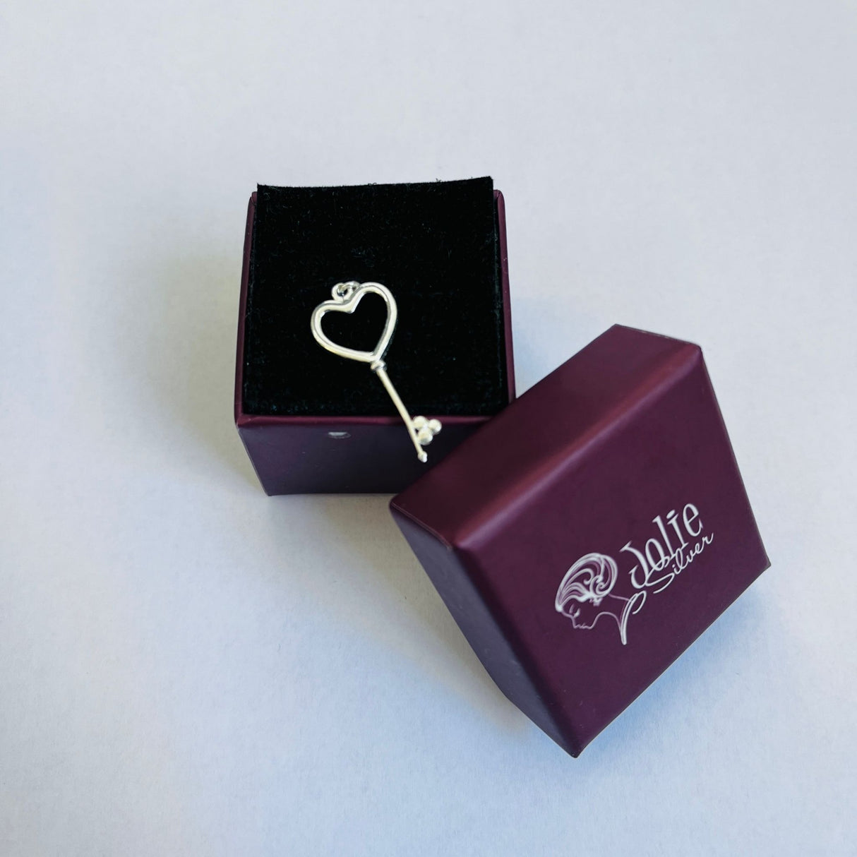 Pandantiv, Jolie Silver, Argint 925, Model Cheie, 35 x 11 mm, 0.9 g - vivimall.ro