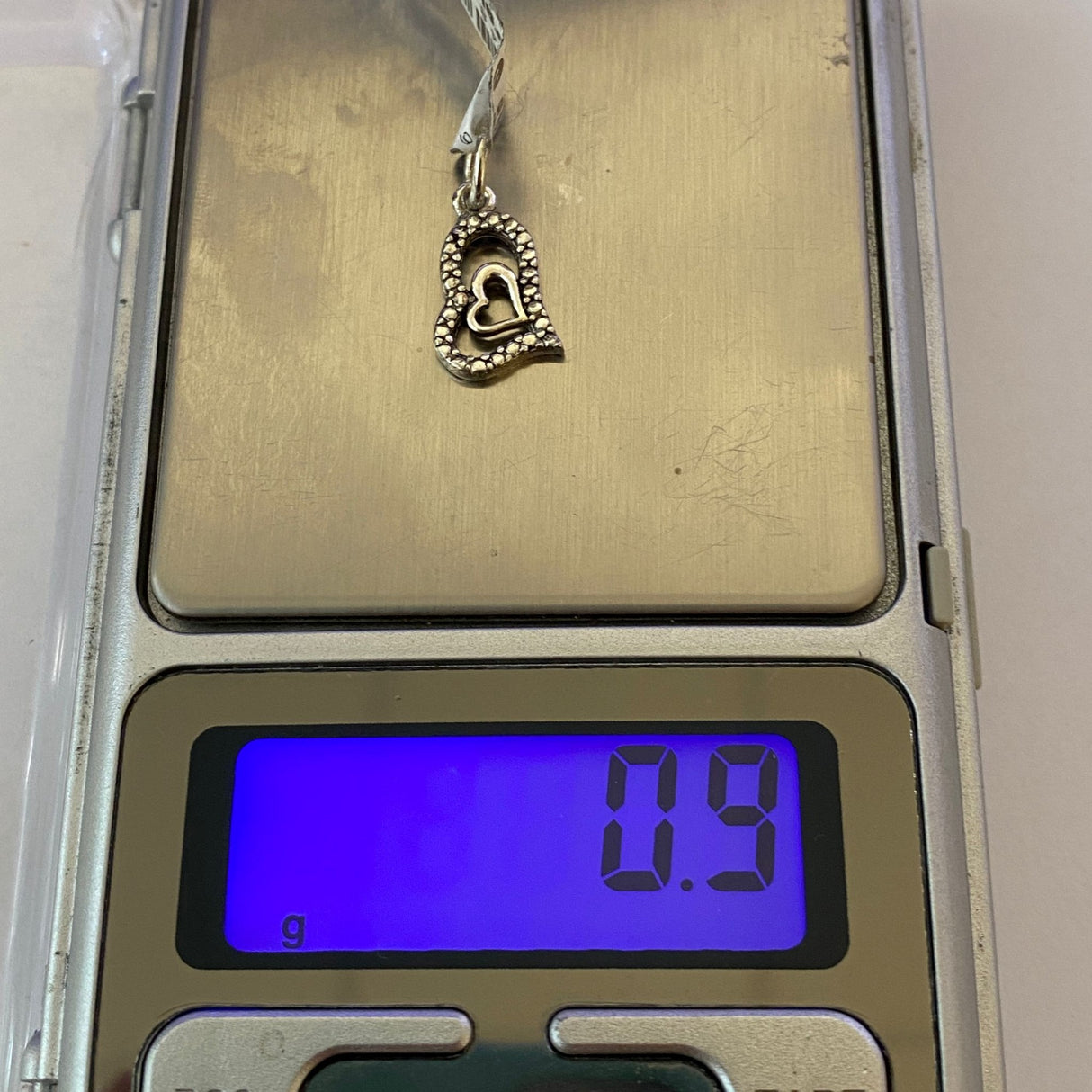 Pandantiv, Jolie Silver, Argint 925, Model Inima in Inima, 0.9 g, 18x11 mm - vivimall.ro