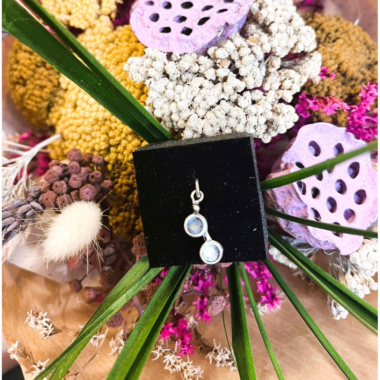 Pandantiv, Jolie Silver, Argint 925, Model Ochelari, 1.5 g, 2 x 0.5 cm - vivimall.ro