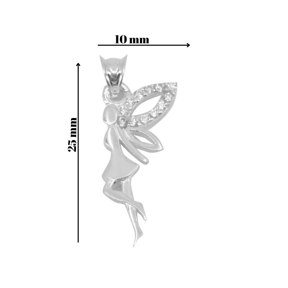 Pandantiv, Jolie Silver, Argint 925, Model Zana cu Pietre, 1.6 g, 25x10 mm - vivimall.ro