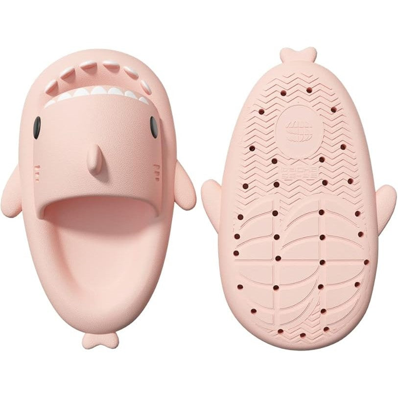 Papuci Tip Rechin, Flippy, Unisex, din Spuma EVA, Talpa Groasa Antiderapanta, Rezistenti la Uzura, Marime 38-39, Roz - vivimall.ro