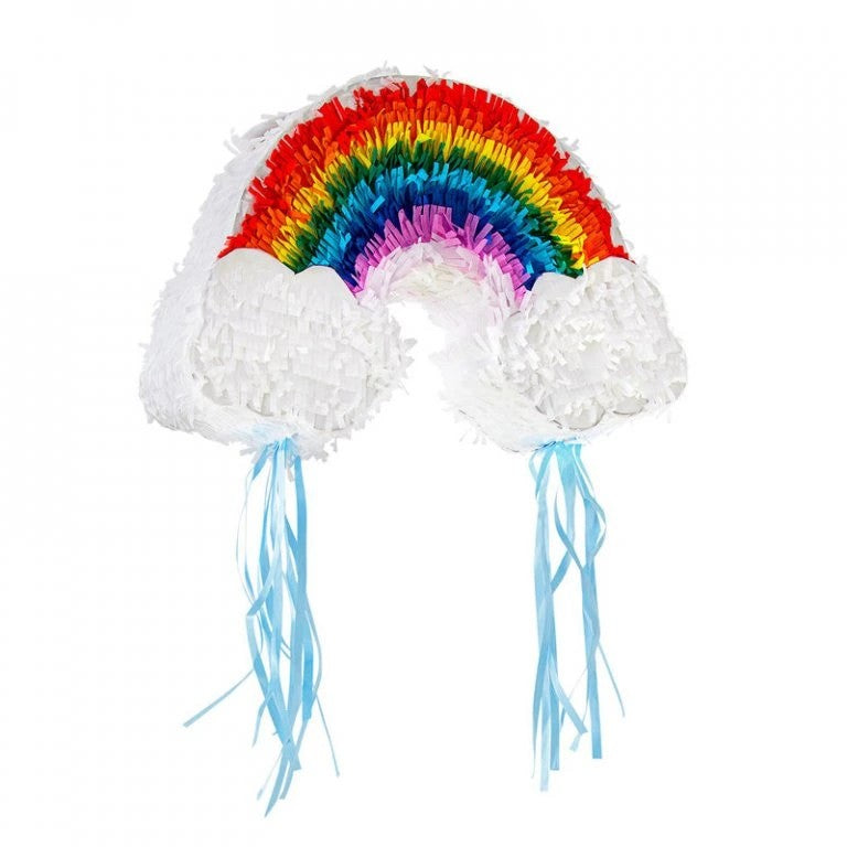 Pinata Curcubeu / Rainbow pentru Petrecere, Flippy, din Hartie si Carton, Pinata pentru Petreceri, 45 x 28 x 9 cm, Multicolor - vivimall.ro