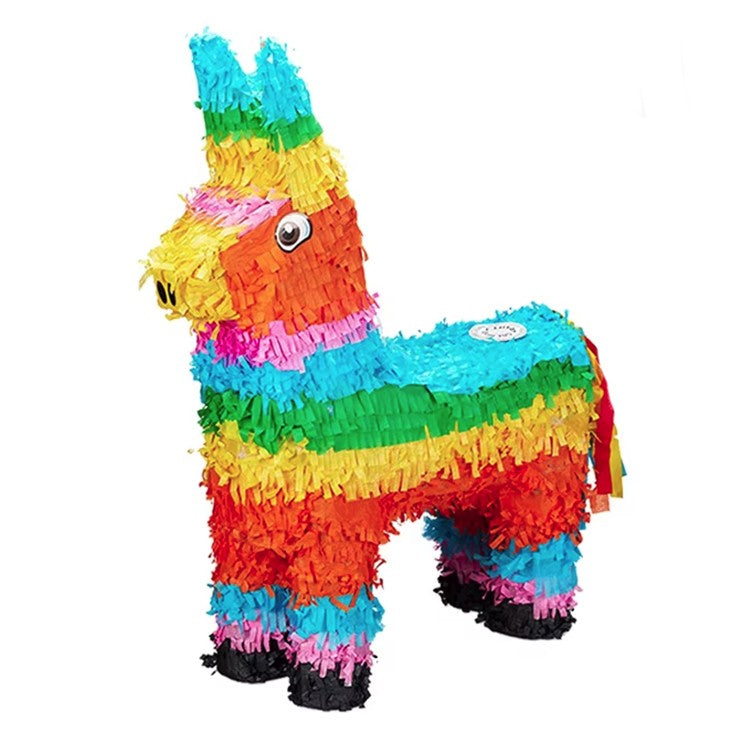 Pinata Magarus pentru Petrecere, Flippy, Pinata din Hartie si Carton, Pinata pentru Copii, 50 x 35 x 10 cm, Multicolor - vivimall.ro