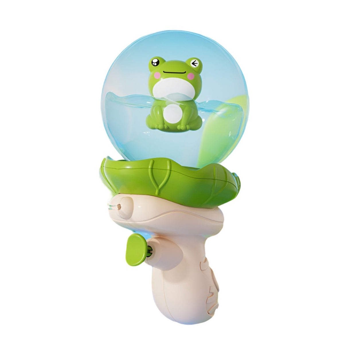 Pistol cu Apa pentru Copii, Vivimall, Multifunctional, Capacitate 250 mL, Model Broscuta, 15.6x8x8.6 cm, ABS, Verde - vivimall.ro