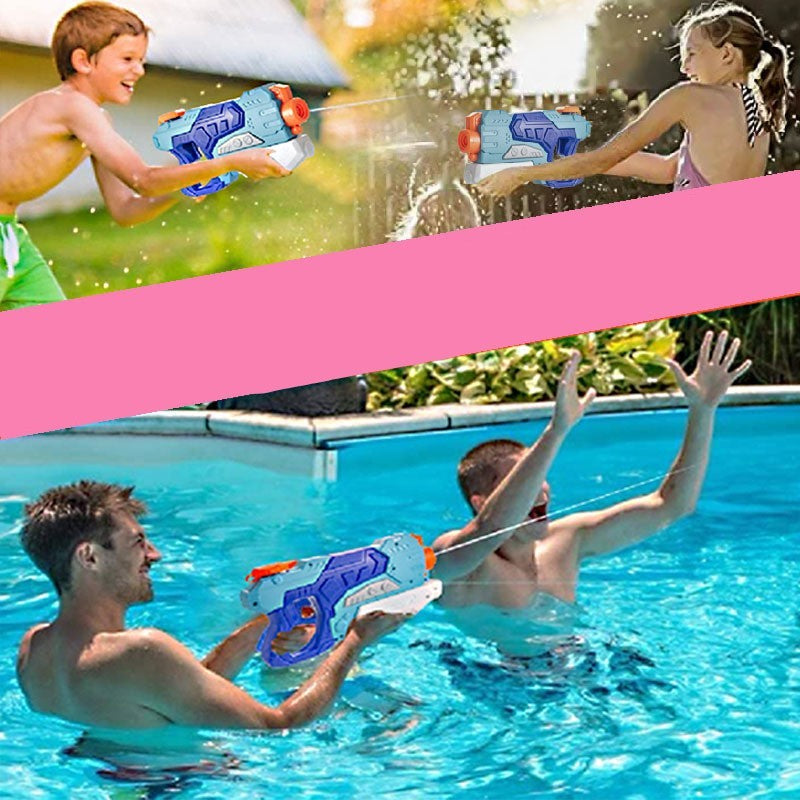 Pistol cu Apa pentru Copii, Rezervor, Pentru Piscina/Plaja, Vivimall, 6ani+, Albastru, 500ML - vivimall.ro